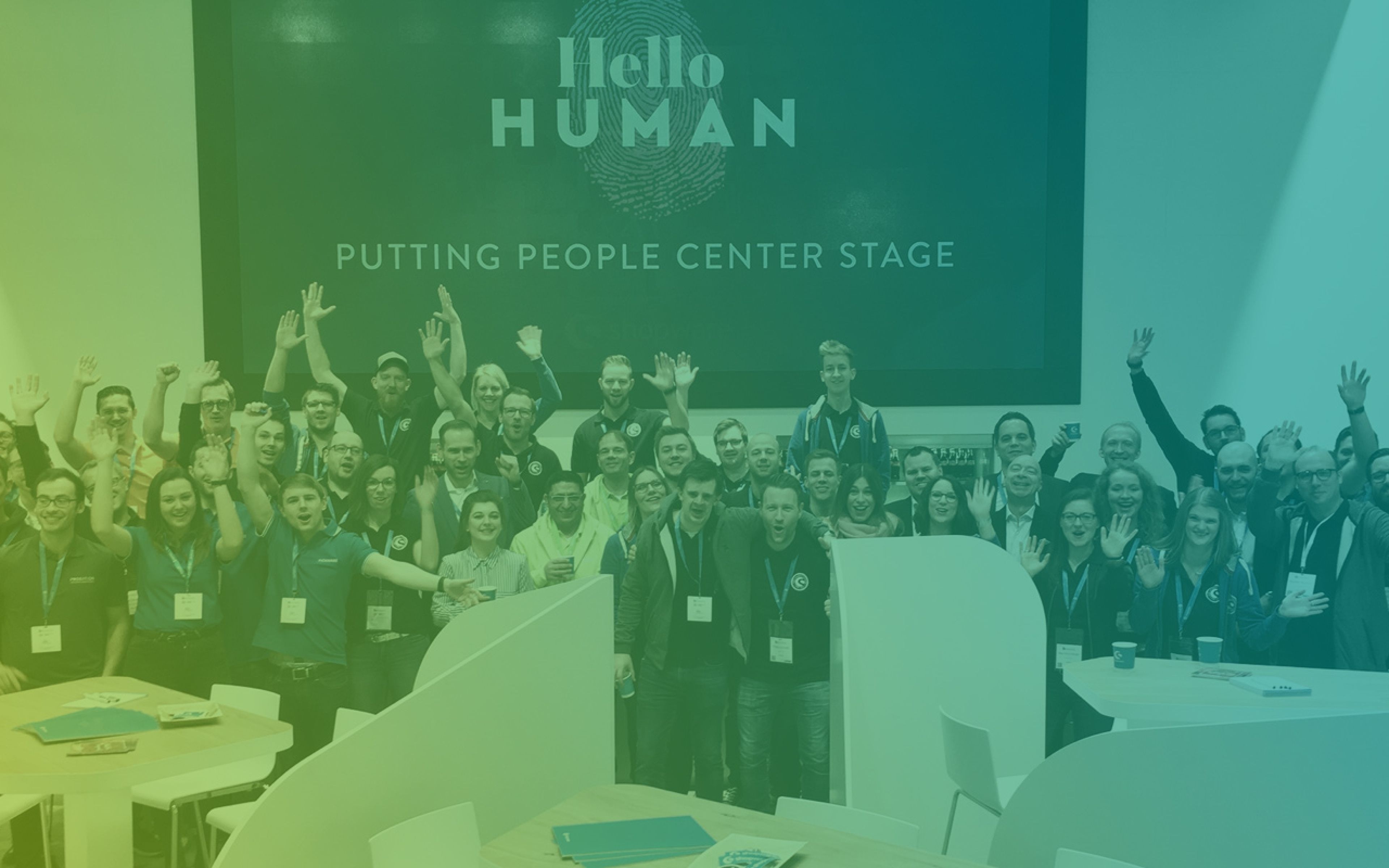Photo of internet world with participants